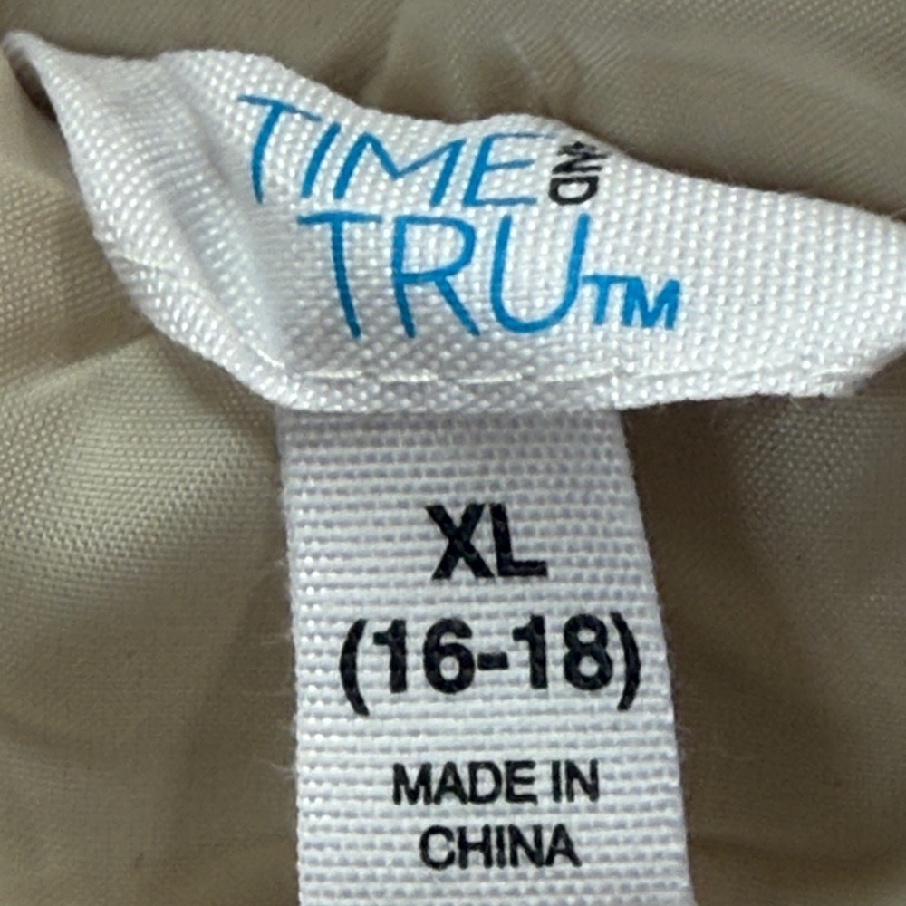 Time and Tru Cream Bomber Jacket - Picture 4 of 5